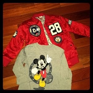 Mickey Mouse Jacket and Long Sleeve Shirt